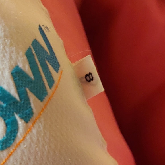 1st Down Vintage Coral Pink Nylon Duck Down Blend Full Zip Jacket - Picture 4 of 16